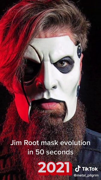Jim Root mask evolution in 50 seconds | Slipknot @Slipknot #slipknot #slipknotfans #slipknotedit #slipknotforever #jimroot