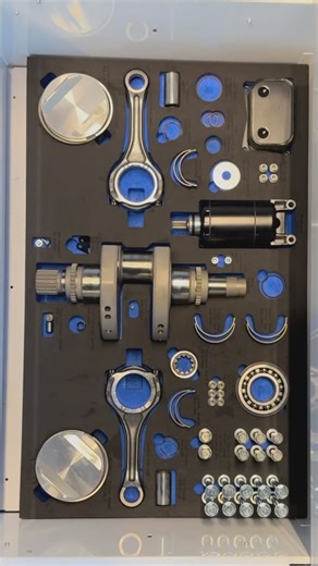 Organization, Calm and Rigor for the assembly of our engines. Each part is identified in its specific housing, each drawer corresponds to a step. These displays are very satisfactory to detail, they protect the parts and facilitate assembly operations, the engine technician remains focused on its assembly. #broughsuperior #elflubricants #engine #assembly | Brough Superior Motorcycles