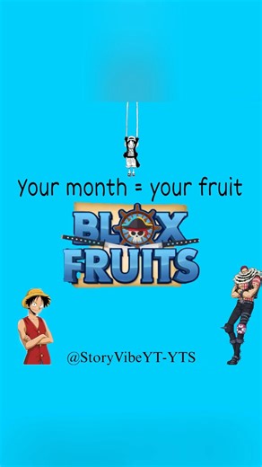 YOUR MONTH = YOUR FRUIT #shorts #bloxfruits