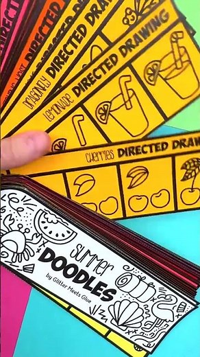 Directed Drawing for Kids | Printable Step-by-Step Drawing Booklets for Elementary Art Bell Ringers