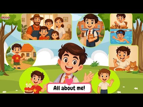All About Me! | English Speaking for Kids | Self Introduction Video