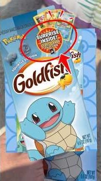 Secret Pokémon Pack 🤔 Inside Goldfish Crackers?! Beach Snack Is Where They Belong #pokemon #shorts