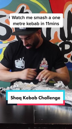 One Metre Kebab Challenge: Conquer the Shaq Kebab in Record Time!