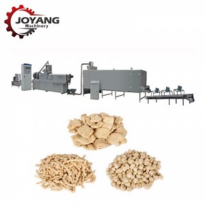 [Hot Item] Textured Soy Protein Manufacturing Soy Meat Chunks Flakes Nuggets Mince Extrusion Machine
