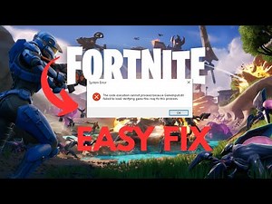 Fix Fortnite: The Code Execution Cannot Proceed Because gameinput.dll Was Not Found