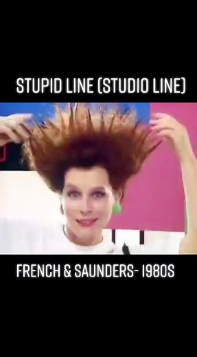 Parody of L'Oréal Studio Line advert from the 80s. #FrenchAndSaunders #DawnFrench #JenniferSaunders #Retro #80s #1980s #Eighties #British #Comedy #BritishComedy #Funny #ClassicComedy #LOreal #Parody #Spoof