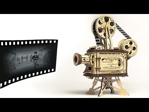 Stop motion:self-assembling movie projector