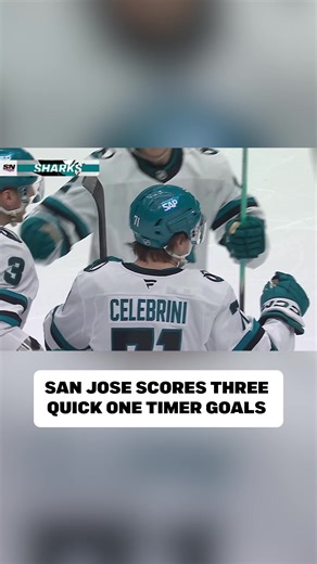 San Jose scored three goals in 4:04 to go up 3-1. 🎥: Sportsnet | #Canucks