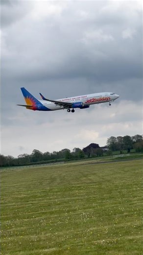 Jet2 landing at Belfast International