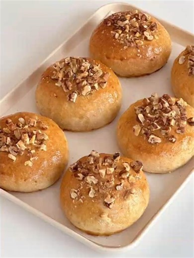 🥯 Milky Walnut Whole Wheat Bread #breadrecipe #bread #baking