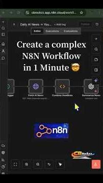 Build a complex n8n workflow in just 1 minute!🤯 | import n8n workflow json | n8n json using chatgtp