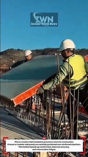 Smart Slab Installation: Faster, Safer Concrete Construction! #innovation