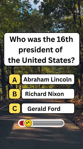 Who was the 16th President of the United States? #shorts #usa #quiz