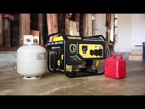Champion 3500-Watt Dual Fuel RV Ready Portable Generator with CO Shield® (Mod. 201296)