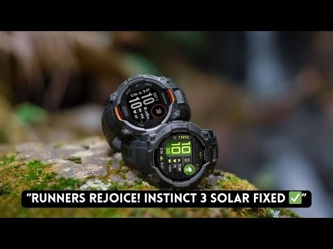 Garmin Instinct 3 Solar Update: Huge Fix for Runners in Beta 10.36