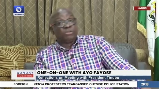 10K views · 475 reactions | 2023 Election: I Supported Tinubu, Worked Against Atiku 100% - Fayose | Sunday Politics | Channels Television | Facebook