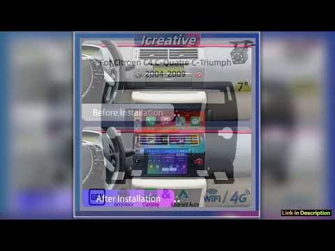 Car Radio Android for Citroen C4 CQuatre CTriumph 20042009 Carplay Multimedia 7 Player 2Din Stereo