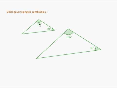 Géometrie triangles semblables