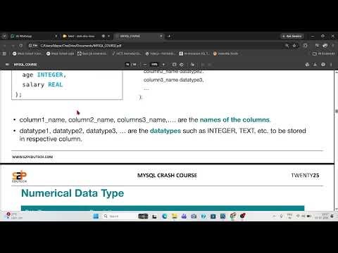 SQL Data Types Explained | Numeric, String, Date & Boolean Data Types | MySQL Tutorial | S2P