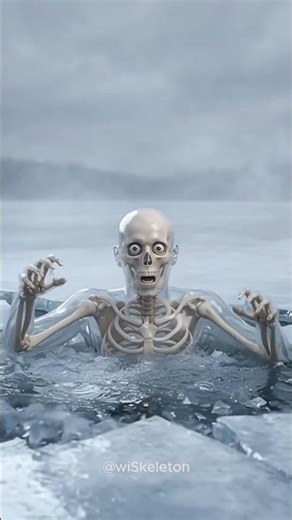 How Long Can You Survive In Freezing Water? #shorts