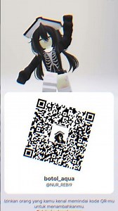 scan code QR nya di roblox ya #roblox