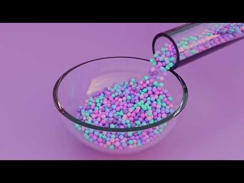 6,000 Color Balls Marble Run animation v20