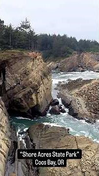 Shore Acres State Park – Coos Bay, Oregon 🌊 Stunning Coastal Cliffs & Garden Trails