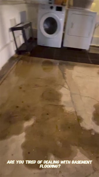 Are you tired of dealing with basement flooding? Don’t let this happen to you again. With our waterproofing system. Water gets redirected away from your home and into a drainage system. Which ensures your basement stays dry and safe. Our team has the experience and knowledge needed to identify any problems with your basement and provide the solutions necessary to prevent flooding. Don't wait until it’s too late, get started today by giving us a call about our basement waterproofing services. #ba