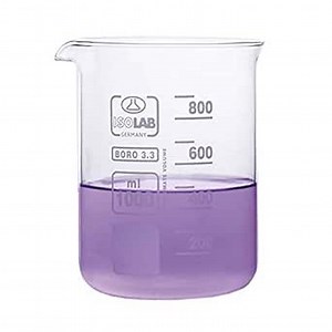 ISOLAB 025.01.050 Beaker Low Form Glass 50 ml (10 Pieces)