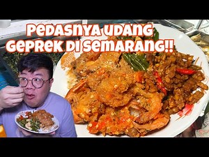 AYAM GEPREK SUDAH BIASA.. INI UDANG GEPREK!! PEDASNYAA GAK MAIN MAIN