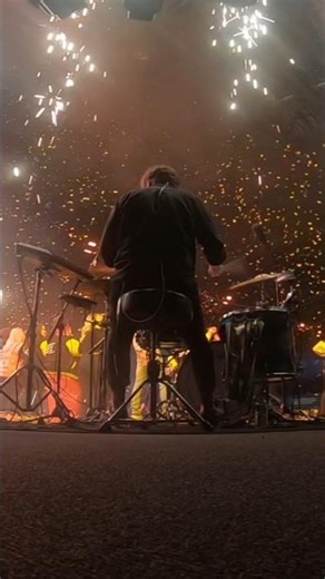 The pyro was a bit of a suprise #drummer #unwritten #pyro #drums