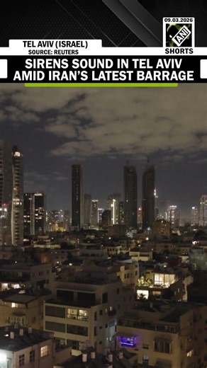Sirens blare in Tel Aviv during latest barrage from Iran, as missiles intercepted over Jerusalem