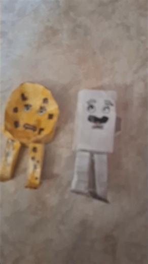cookie and milky paper
