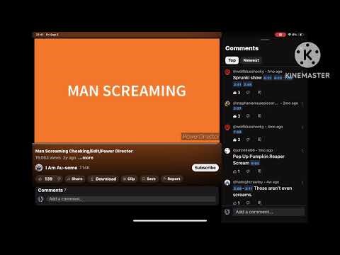 male scream sound effects