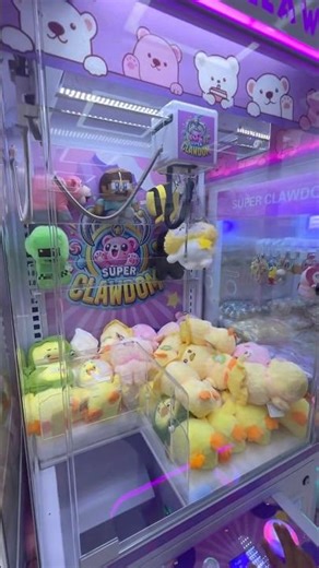 Caught a cutie! Claw machine win unlocked ✨🪙 #plush