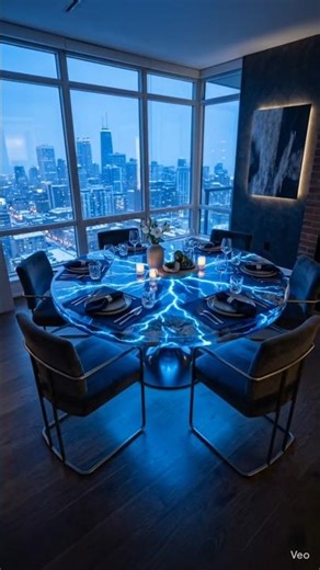 Ice Lightning Table Build ⚡❄️ | Viral Luxury Resin Transformation