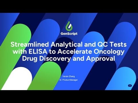 Streamlined Analytical and QC Tests to Accelerate Oncology Drug Discovery and Approval w/ Live Q&A