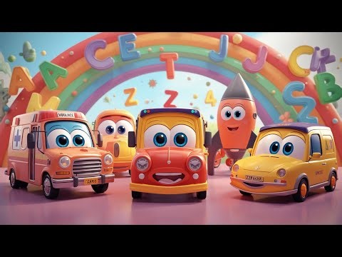 🚗 ABC Vehicles for Kids! Learn A to Z with Funny Cars, Trucks & More | Edu kid Galaxy