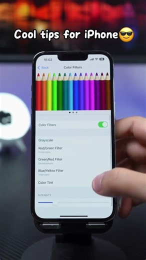 How to change your screen color?iphone iphonetricks apple... #Shorts #techman1231