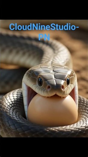 Snake Swallows an Egg| Amazing Anatomy: A Snake Eating an Egg| #NatureInAction #WildlifeWonder