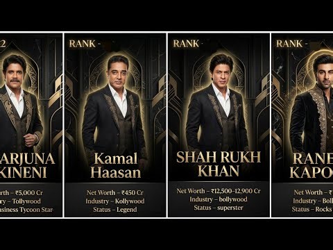 Top 50 Richest Indian Actors 2026 (You Won’t Believe #1!)