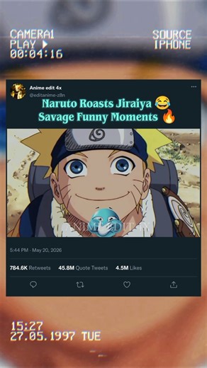 Naruto Roasts Jiraiya 😂 Savage Funny Moments 🔥 #shorts #anime #naruto