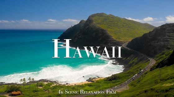 Hawaii’s Coast and Mountains – Aerial Views in 4K