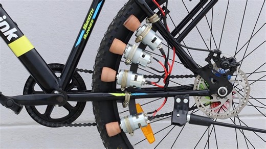 用775电机制作电动自行车