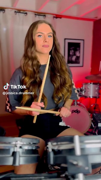 Female Drummer Covering Michael Jackson's 'Beat It'