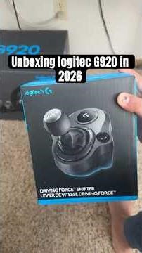 I Finally Unboxed the Logitech G920 in 2025 🔥| 6-Speed Shifter #geseries #nvidiadrive #ultimategear