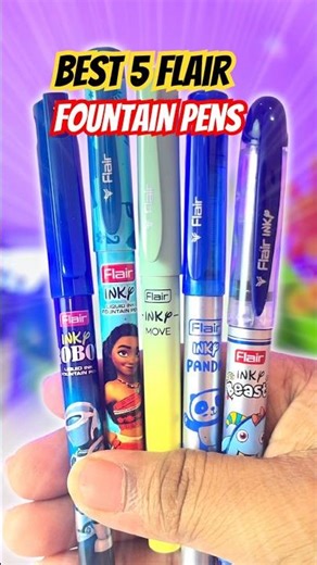 Best 5 Flair Fountain Pens ‪@Tech-Eela‬ #shorts #review