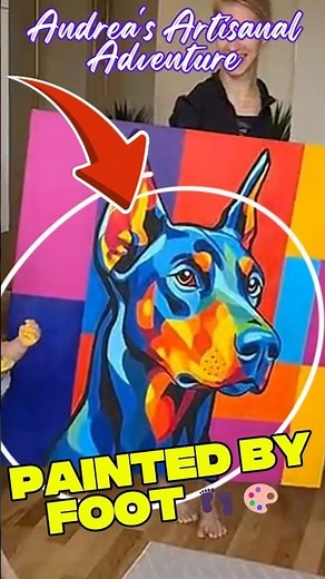 Painted by Foot 👣🎨 | Inspiring Armless Artist Creates Masterpieces