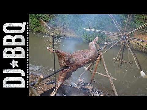 Water Wheel Spit Roast | DJ BBQ / Hunter Gather Cook