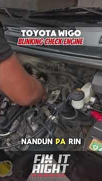 HOW TO FIX BLINKING CHECK ENGINE LIGHT? #automechanic #automobile #checkenginelight #BLINKING